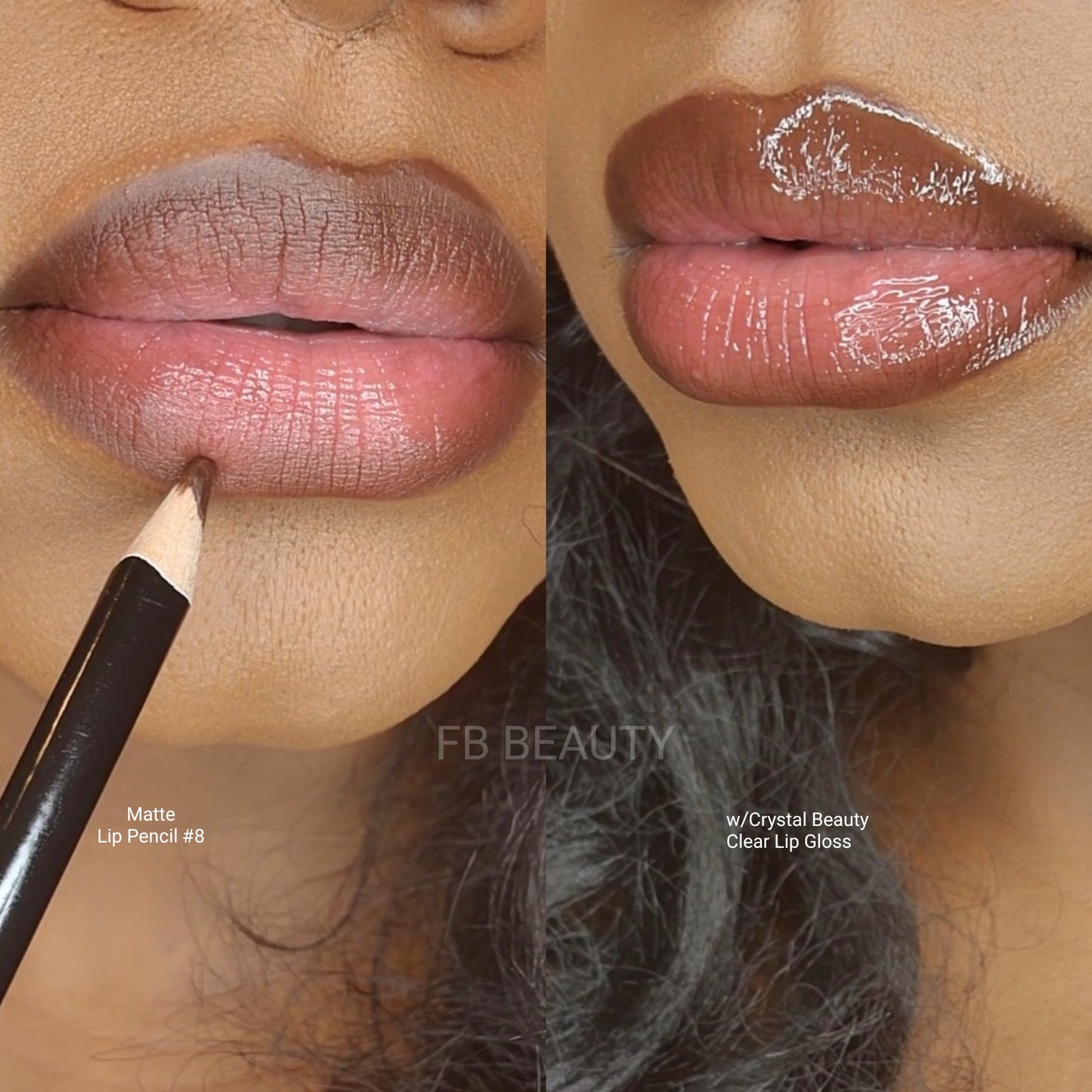 Matte Brown Lip Liner / Lip Pencil #8